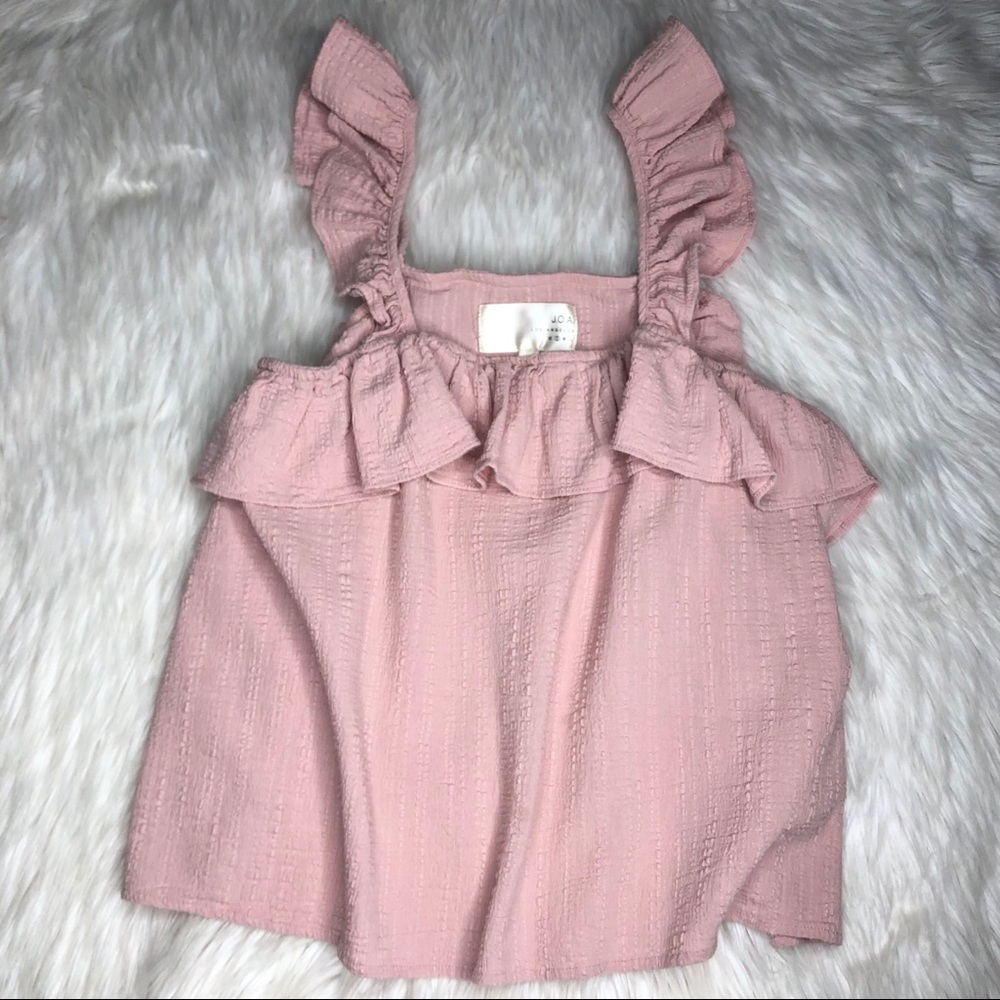 J.O.A. Layered Ruffle Top - Picture 2 of 5